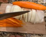 A picture of step 2 of Korean vegetable pancake 🥕.