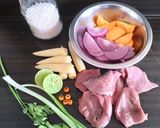 Foto del paso 1 de la receta: Anticucho de Res con salsa de Cocona👍🇵🇪