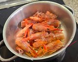 Foto del paso 3 de la receta: Arroz meloso con gambas y pimiento rojo