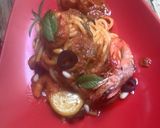 Une image de l'étape 8 de 🦐Spaghettis sauce crevettes 🦞anchois marinés.