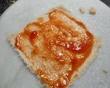 A picture of step 2 of Stuffed Bread lollipops.