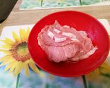 Serpenyőben grillezett karaj gombamártással recept fázis 1 fotója