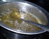 A picture of step 2 of Badhusha-Diwali sweet.