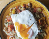 Foto del paso 5 de la receta: Bowl de quinoas, verduritas y huevo