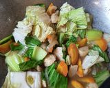 Foto langkah ke 5 dari resep Capcay Sayur Bakso Ayam.