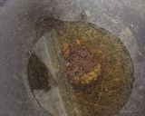 A picture of step 1 of Okra Kadhi.