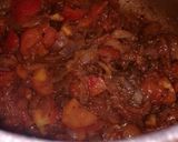 A picture of step 3 of Aloo Simlamirch.