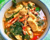 รูปขั้นตอนการทำที่ 4 ของ แกงผักหวานอกไก่ (คลีน)