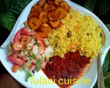 A picture of step 5 of Tumeric rice with vegetables.