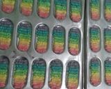 Foto langkah ke 4 dari resep Lidah Kucing Rainbow.