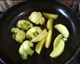 আলু,ফুলকপি দিয়ে ভেটকি মাছের ঝোল(Bhetki Curry recipe in Bengali) রেসিপির ধাপ 2 ছবি