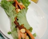 A picture of step 6 of Beef latus wrap.