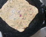 A picture of step 6 of Methi Pronta# My Staple Food Contest.