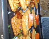A picture of step 5 of Tuc chicken sandwich 💕ٹک چکن سینڈوچ💕.