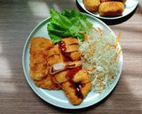 Hình bước làm 5 của món Tonkatsu - Thịt heo chiên xù