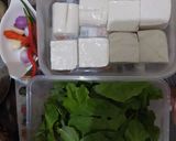 Foto langkah ke 1 dari resep Tumis Bayam Tahu (anti gagal).