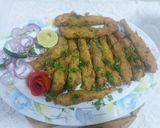 A picture of step 3 of Chatpaty kurkury Bombil fish fry.