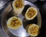A picture of step 5 of Soyagranulues stuffed in Boil Potatoes.