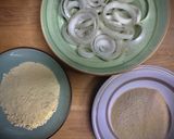 Foto del paso 19 de la receta: Cena norteamericana: Hamburguesas caseras con aros de cebolla y salsa barbacoa