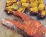 Salmon With Pumpkin And Avocado Rice Bowl recipe step 1 photo