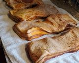 A picture of step 6 of Brad's homemade Cajun bacon.