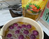 Foto langkah ke 4 dari resep Bola Ubi Ungu Oatmeal💜.