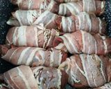 Baconbe tekert csirkemáj recept fázis 2 fotója