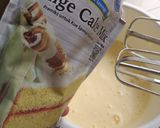 Foto langkah ke 2 dari resep Vanilla sponge cake (instan).