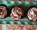 A picture of step 6 of Chocolate mousse in chocolate cups.