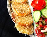 عکس مرحله 1 از دستور 🌸ته دیگ سیب زمینی کنجدی🌸