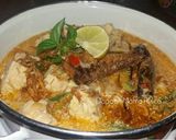 Foto langkah ke 4 dari resep Cakalang fufu & tempe kuah santan.