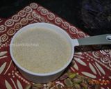عکس مرحله 1 از دستور حلوای بادام بدون پخت