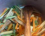 A picture of step 5 of Stir fry vegetables.