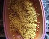 A picture of step 1 of Dal meat.