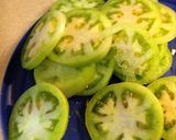 A picture of step 2 of Crispy fried green tomatoes.