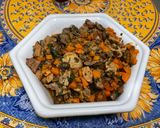 Une image de l'étape 22 de Sauté de porc aux champignons, carottes et tomates.