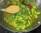 A picture of step 4 of Turiya patra sabji.