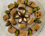 A picture of step 5 of Biscoff sesame rolls.