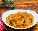 Foto langkah ke 4 dari resep Udang Abon Telur (Butter Prawns with Egg Floss).