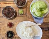 A picture of step 5 of Minced Beef & Rice Ssam.