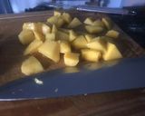 Foto del paso 2 de la receta Gelatina con frambuesa y mango