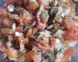 A picture of step 1 of Pizza paratha.