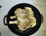 A picture of step 3 of Lee's Hickory Smoked Lemon Pepper Chicken.
