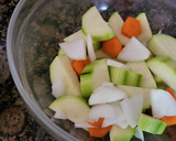 Foto del paso 2 de la receta: Crema de calabacín en microondas