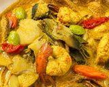 Foto langkah ke 6 dari resep Gulai Jantung Pisang.