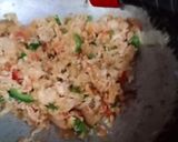 A picture of step 5 of Macaroni sawaiyan with leftover chicken tikka.