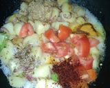 A picture of step 5 of Spicy alu.