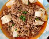 Hình bước làm 3 của món Đậu hủ tứ xuyên