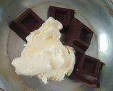 A picture of step 1 of Eggless chocolate cake.