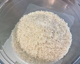 Une image de l'étape 8 de Dôme de riz à la tomate, gingembre, ail et curcuma.